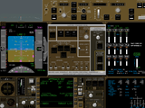 [Скриншот: 747-400 Precision Simulator]