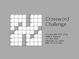 [Скриншот: Crossword Challenge]