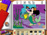 [Disney's Digital Coloring Book: Disney's The Little Mermaid - скриншот №7]