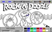 Rock-A-Doodle: The Computerized Coloring Book