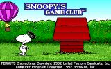 [Snoopy's Game Club - скриншот №1]