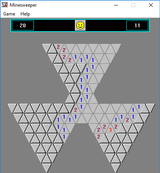 [Скриншот: Triangular Minesweeper]
