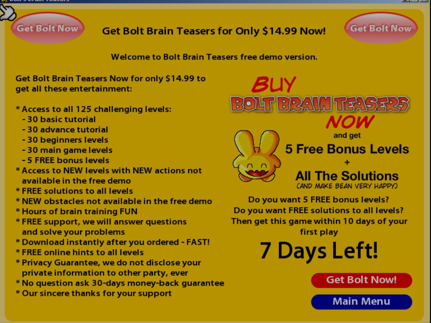 Bolt Brain Teasers (2007) | Форум Old-Games.RU. Всё о старых играх