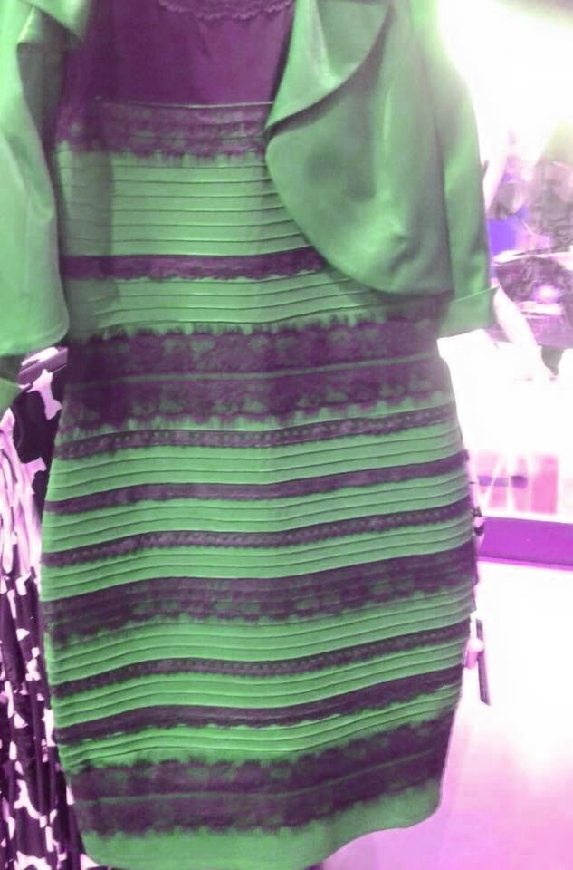 Почему люди видят платье в разных цветах