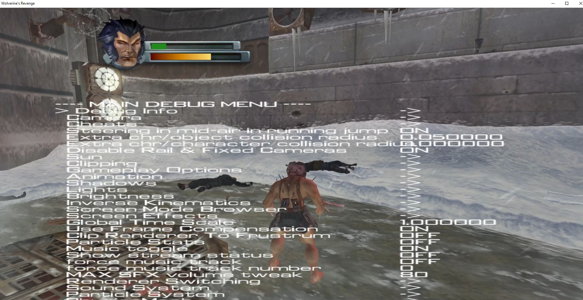 X2 Wolverine PC debug menu | Форум Old-Games.RU. Всё о старых играх