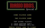 Mario Bros. Special