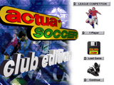 [Скриншот: Actua Soccer Club Edition]