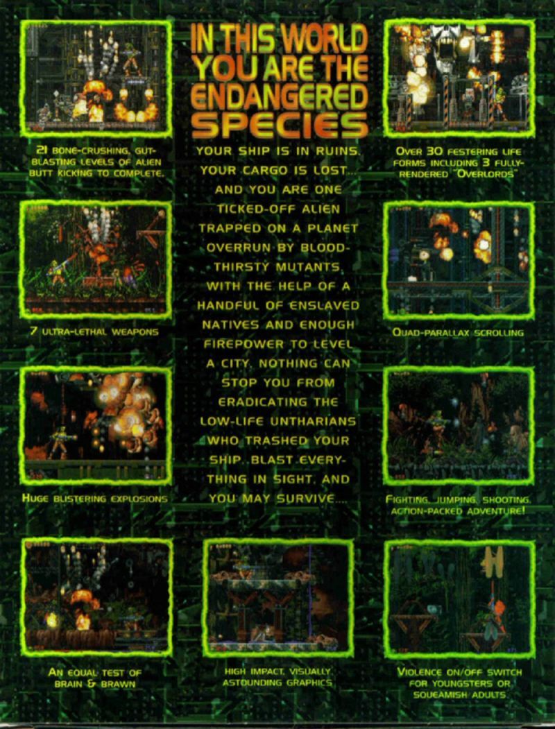 Обложки Alien Rampage на Old-Games.RU