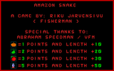 [Скриншот: Amazon Snake]