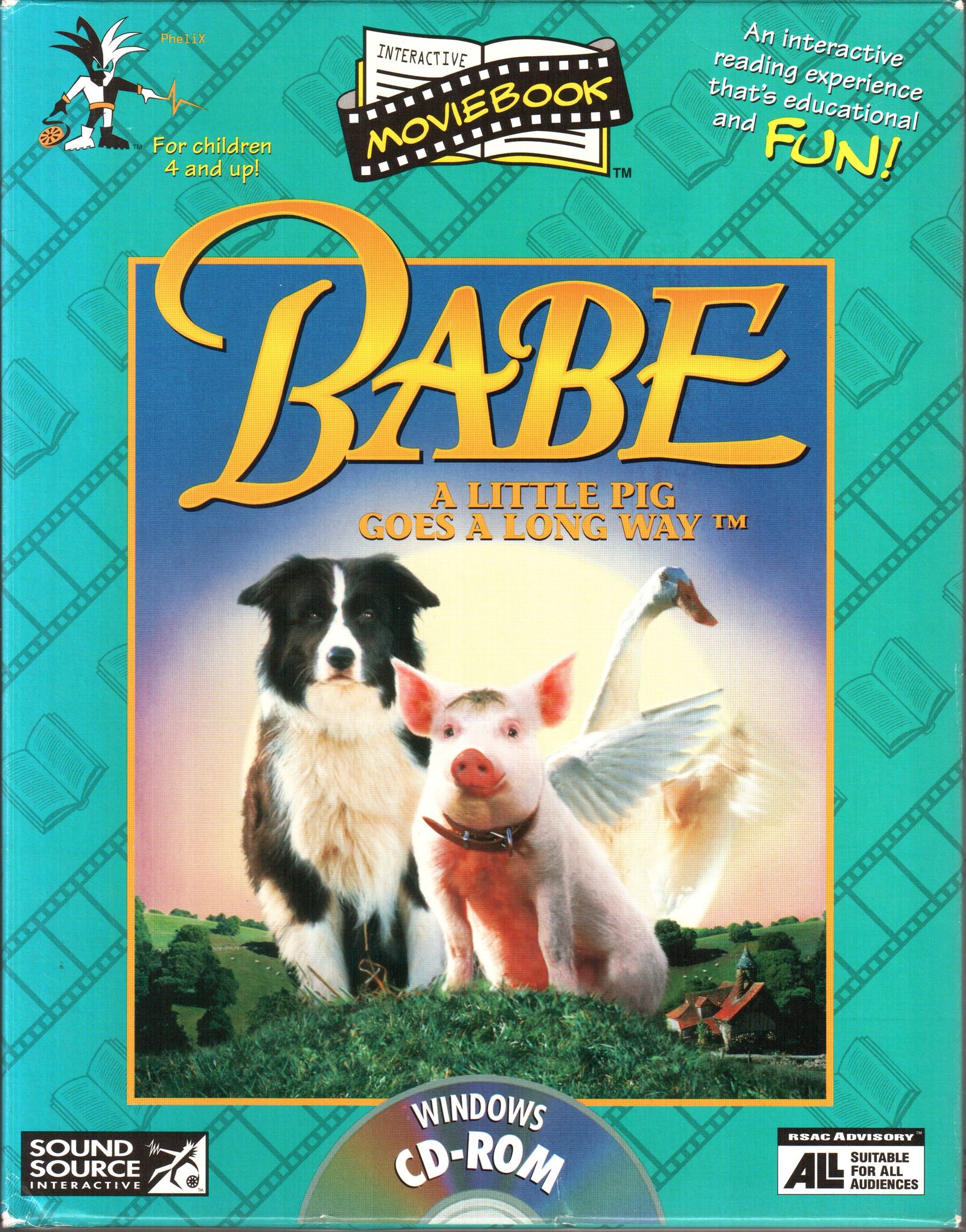 Обложки Babe: A Little Pig Goes a Long Way на Old-Games.RU