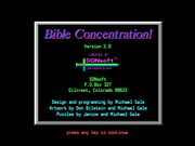 Bible Concentration!