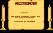 Cadaver: The Payoff