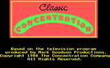 [Скриншот: Classic Concentration: 2nd Edition]