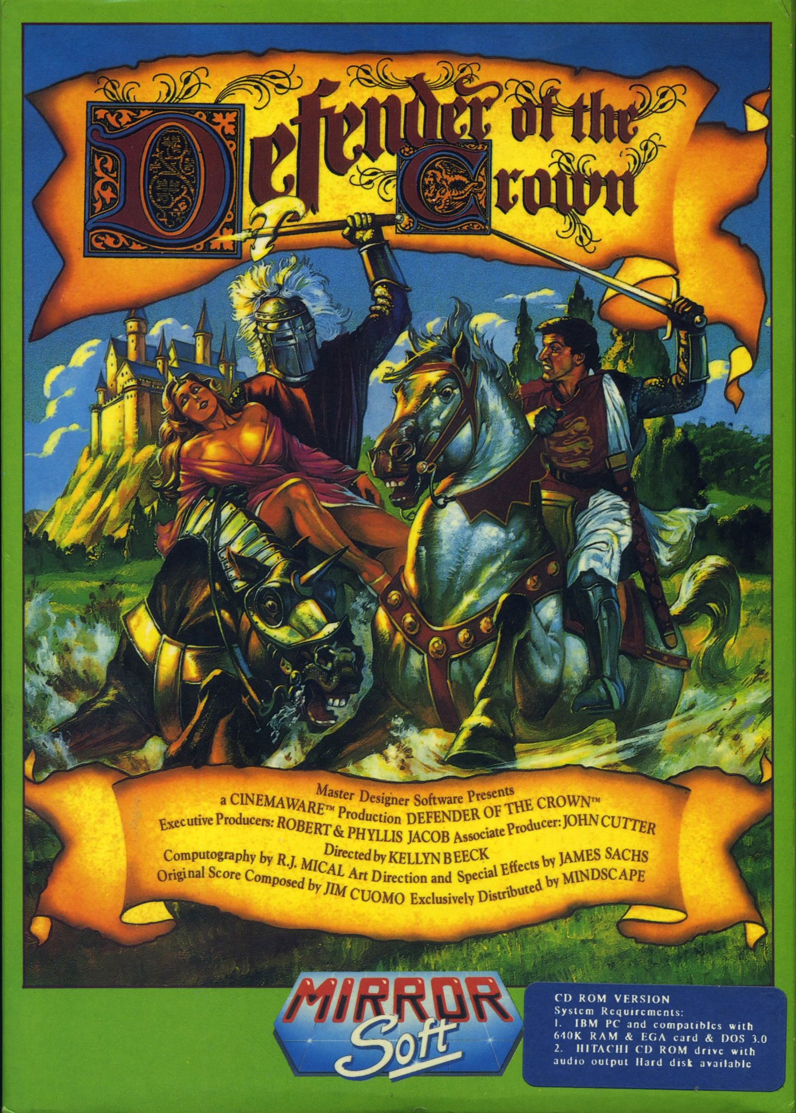 Обложки Defender of the Crown CD-ROM на Old-Games.RU