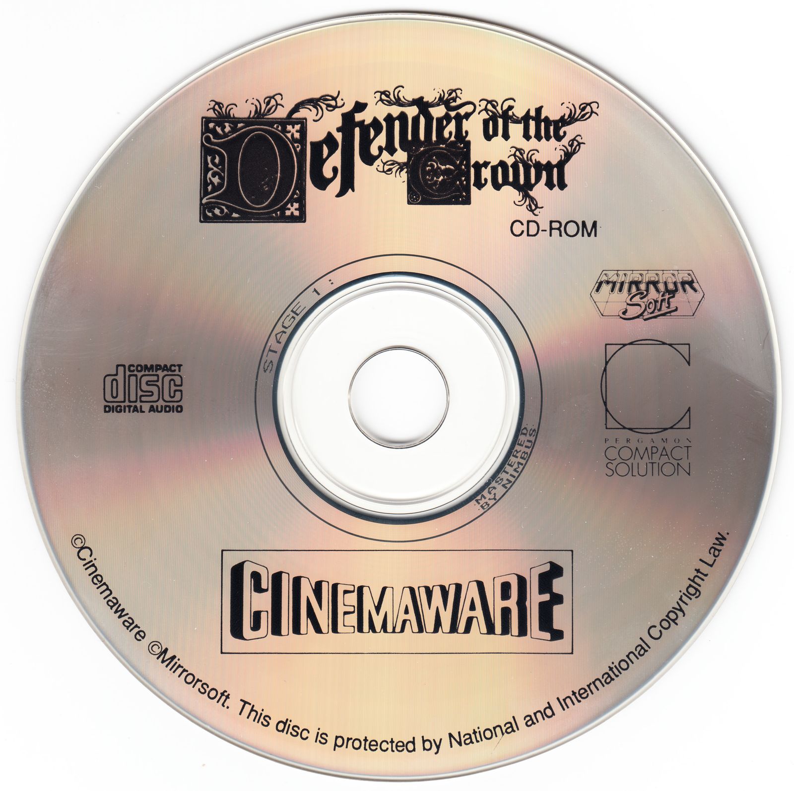 Обложки Defender of the Crown CD-ROM на Old-Games.RU