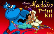 Disney’s Aladdin Print Kit