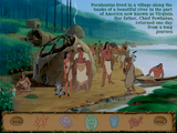 [Скриншот: Disney's Animated Storybook: Pocahontas]