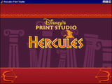[Скриншот: Disney's Print Studio: Hercules]