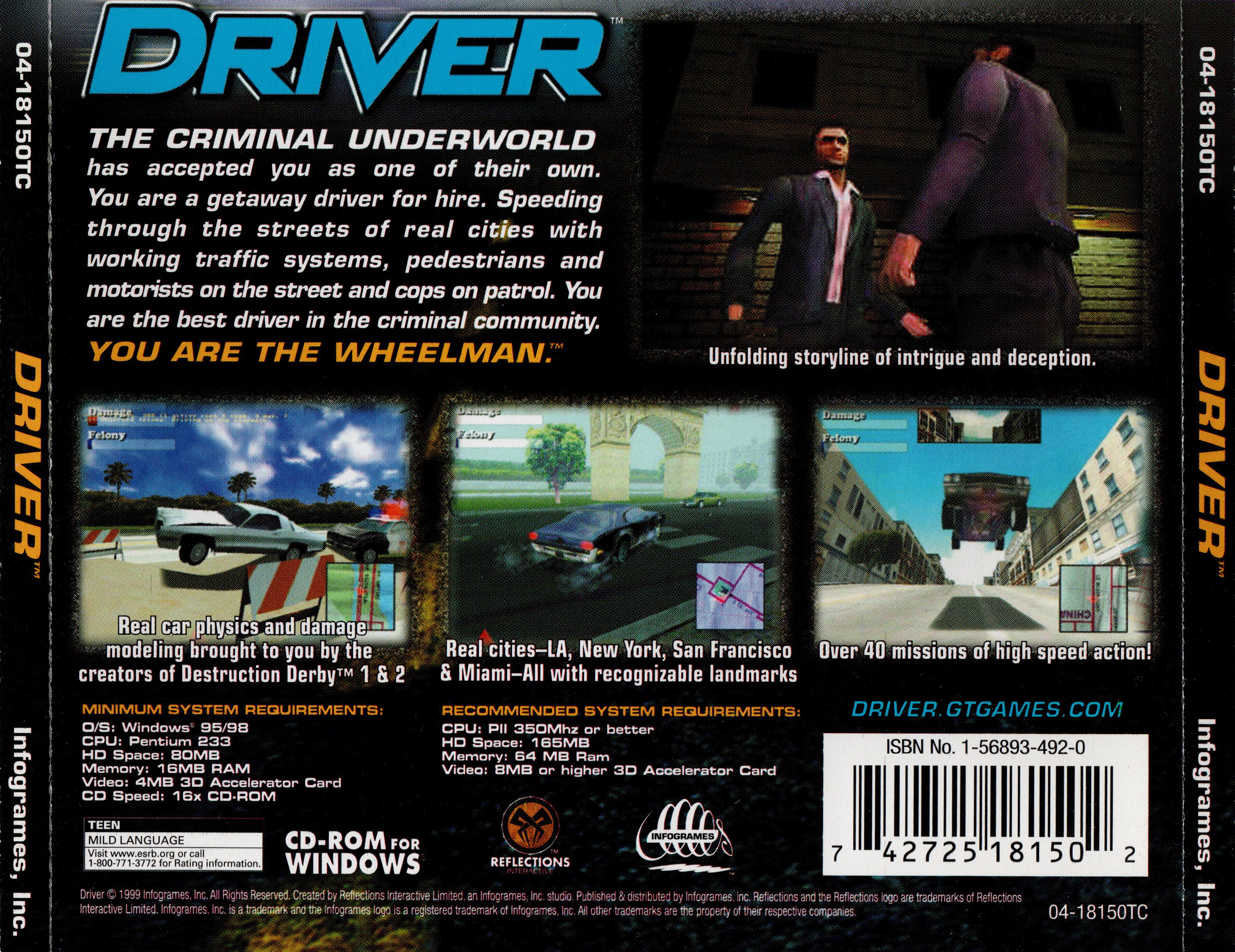 Обложки Driver на Old-Games.RU