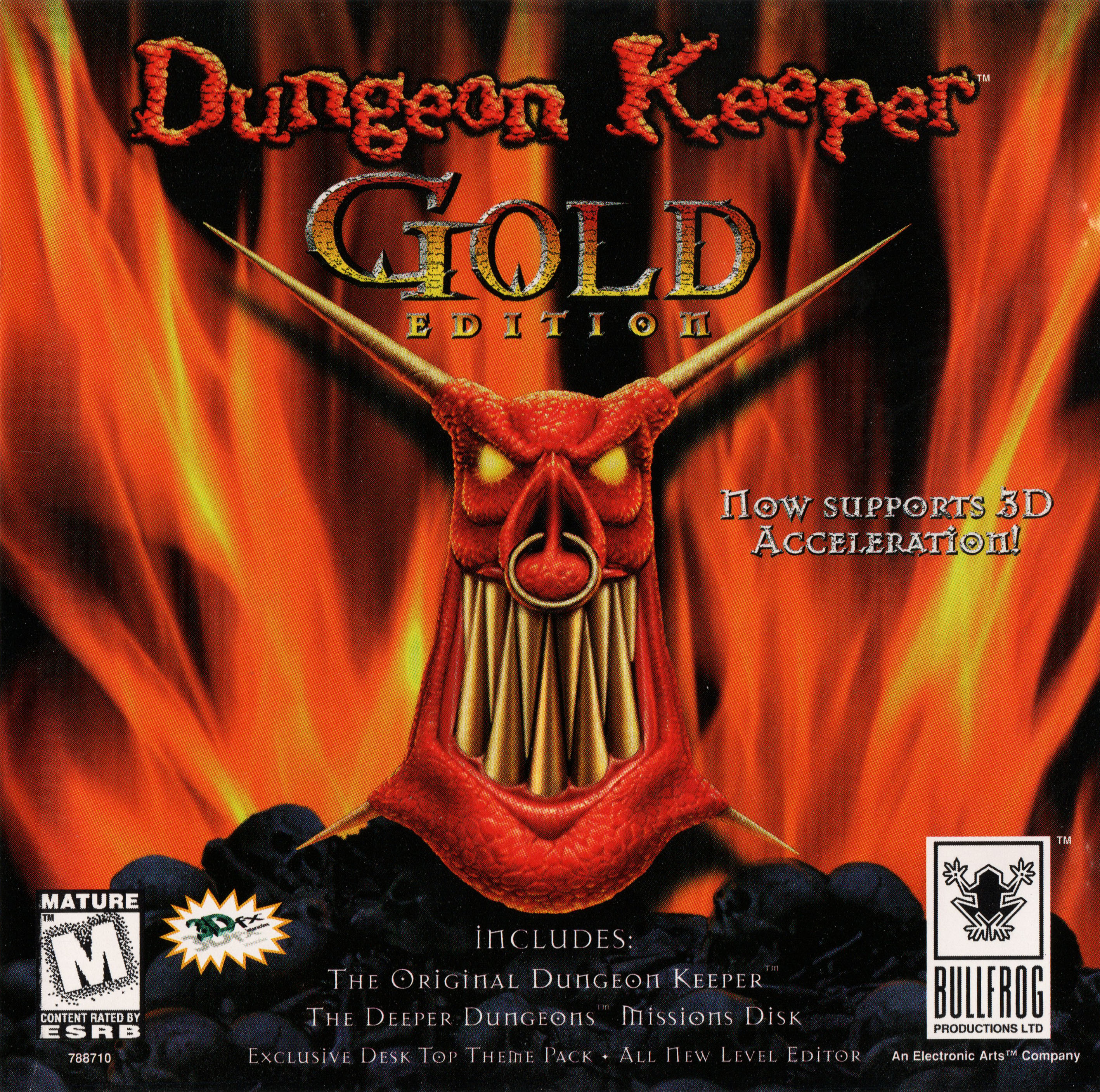 Обложки Dungeon Keeper (Gold Edition) на Old-Games.RU