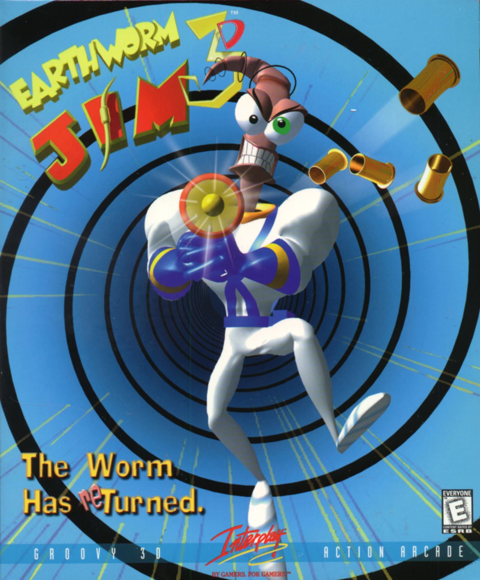 Обложки Earthworm Jim 3D на Old-Games.RU