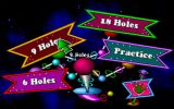 [Скриншот: Fuzzy's World of Miniature Space Golf]
