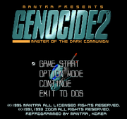 Genocide 2: Master of the Dark Communion