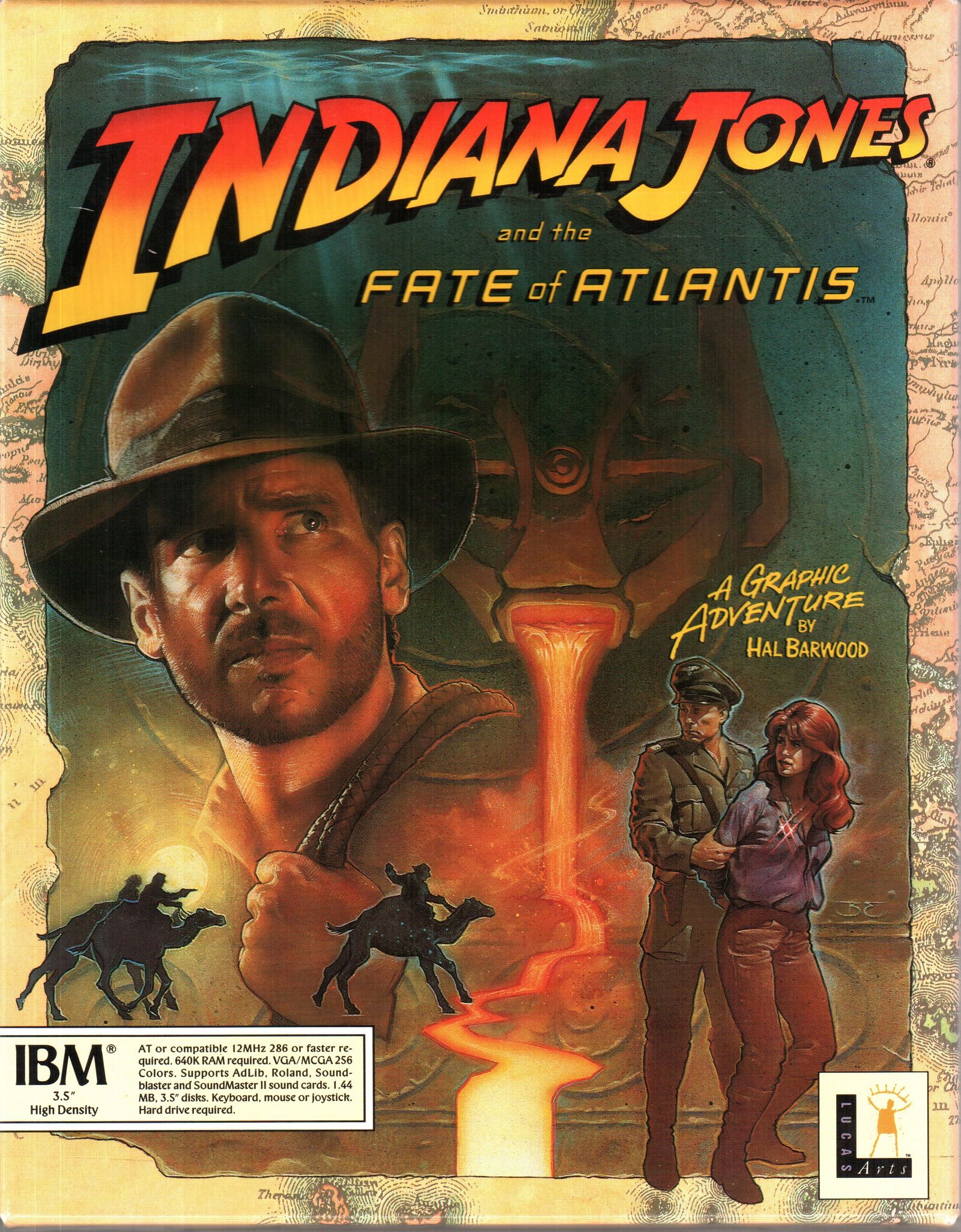 Обложки Indiana Jones and the Fate of Atlantis на Old-Games.RU