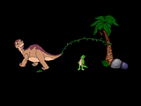 [Скриншот: The Land Before Time: Animated Movie Book]