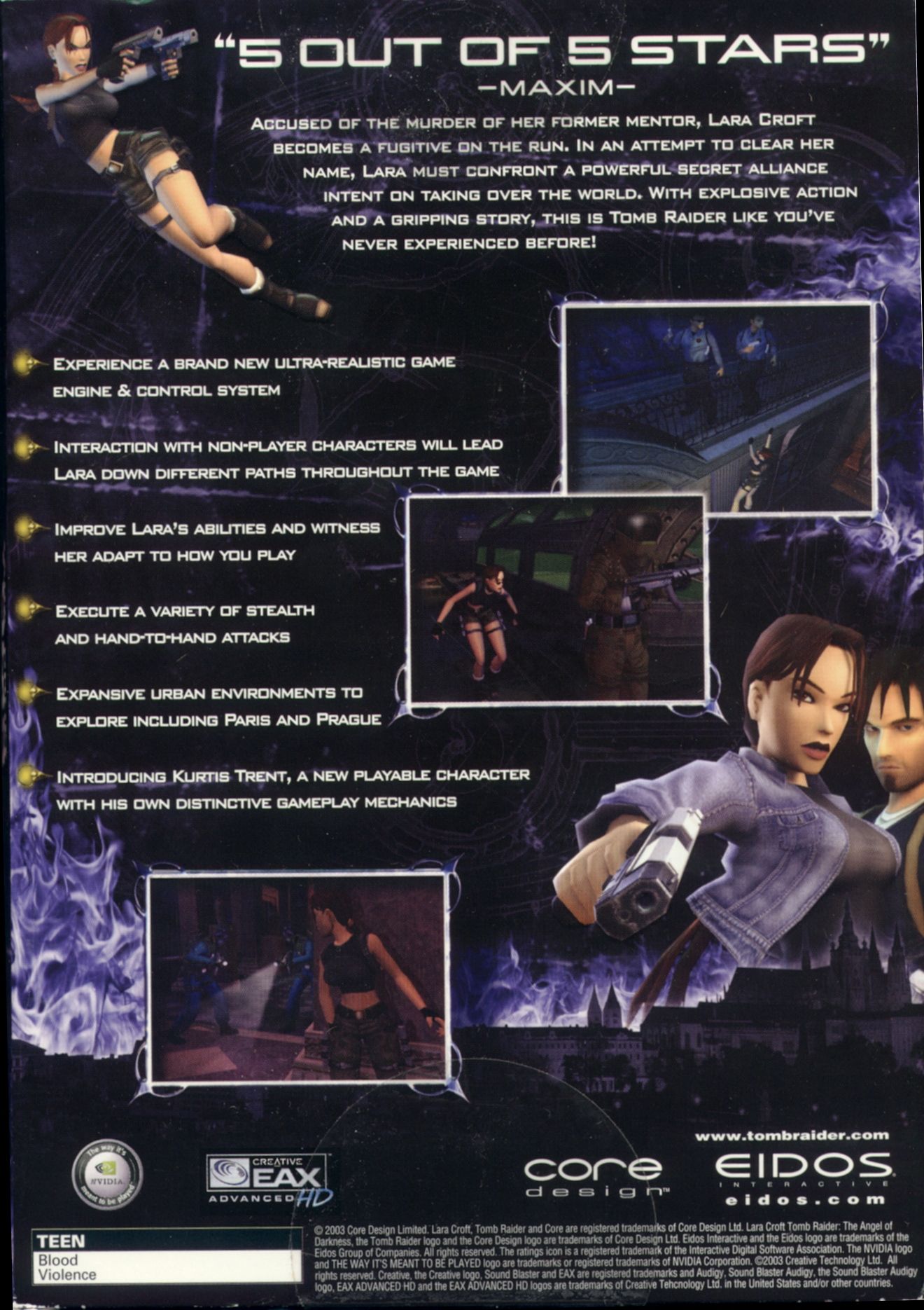 Обложки Lara Croft: Tomb Raider - The Angel of Darkness на Old-Games.RU