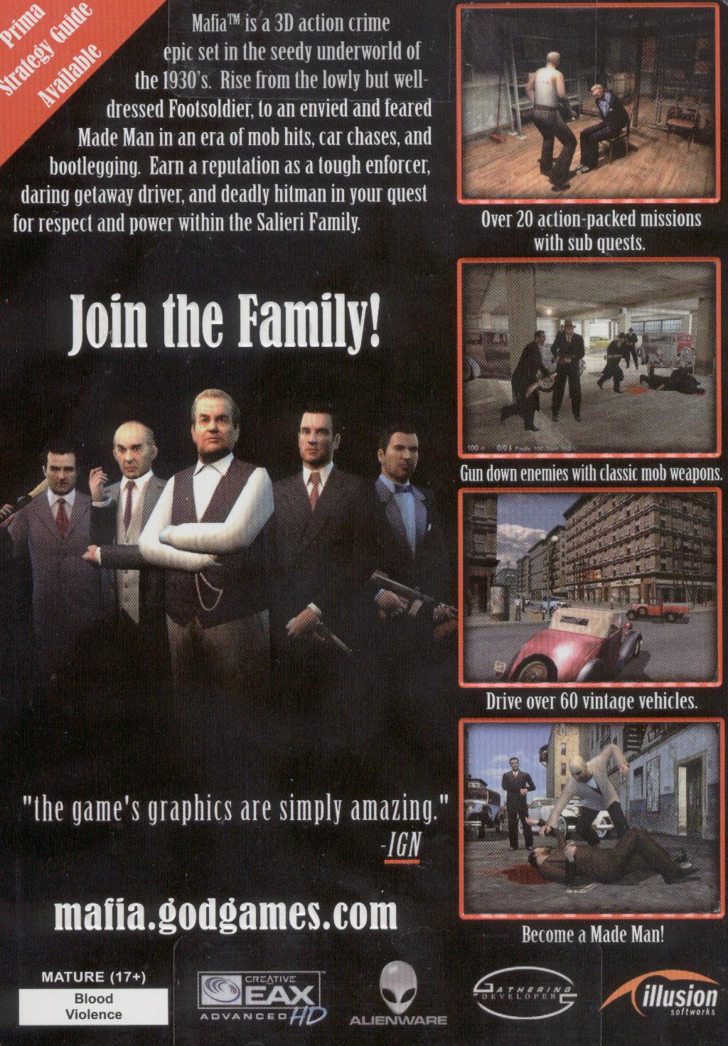 Обложки Mafia: The City of Lost Heaven на Old-Games.RU