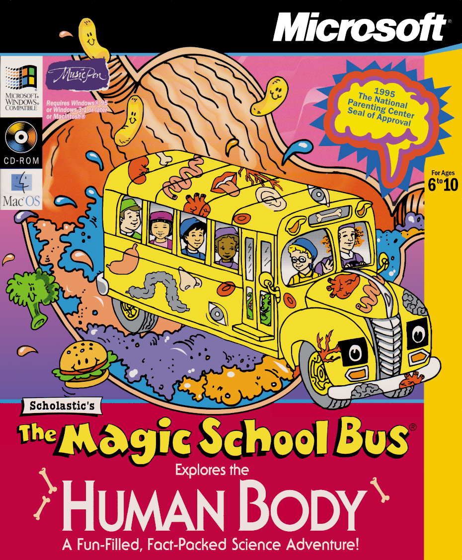 Обложки The Magic School Bus Explores The Human Body на Old-Games.RU