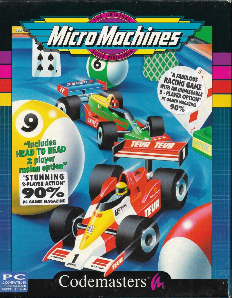 Обложки Micro Machines на Old-Games.RU