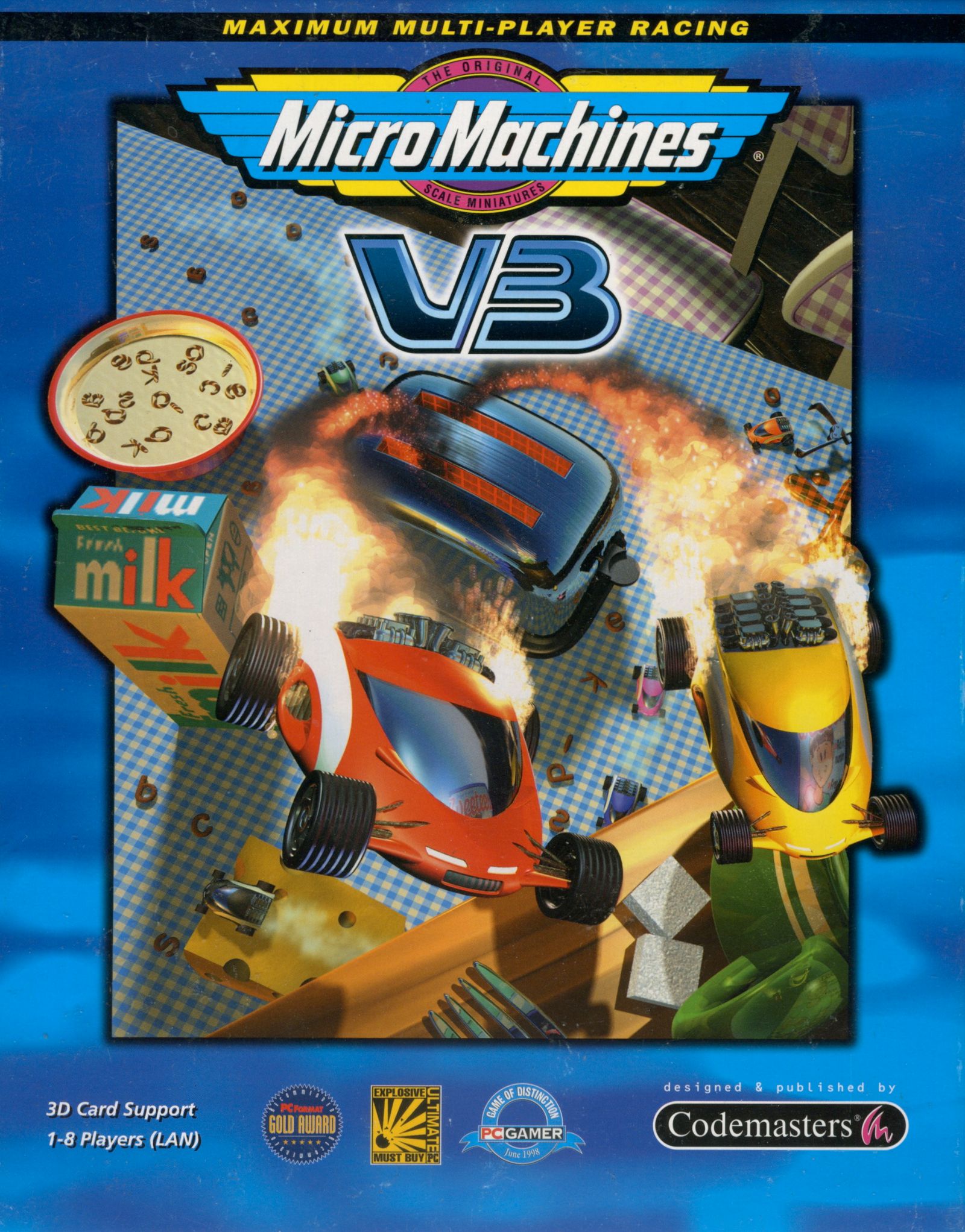 Обложки Micro Machines V3 на Old-Games.RU