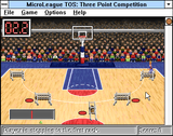 [Скриншот: MicroLeague Time Out Sports: Basketball]