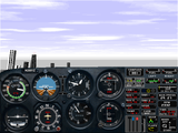 [Скриншот: Microsoft Flight Simulator for Windows 95]