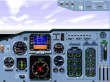 [Скриншот: Microsoft Flight Simulator for Windows 95]