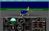 [Скриншот: Microsoft Flight Simulator (v3.0)]