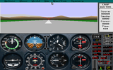[Скриншот: Microsoft Flight Simulator (v5.0)]