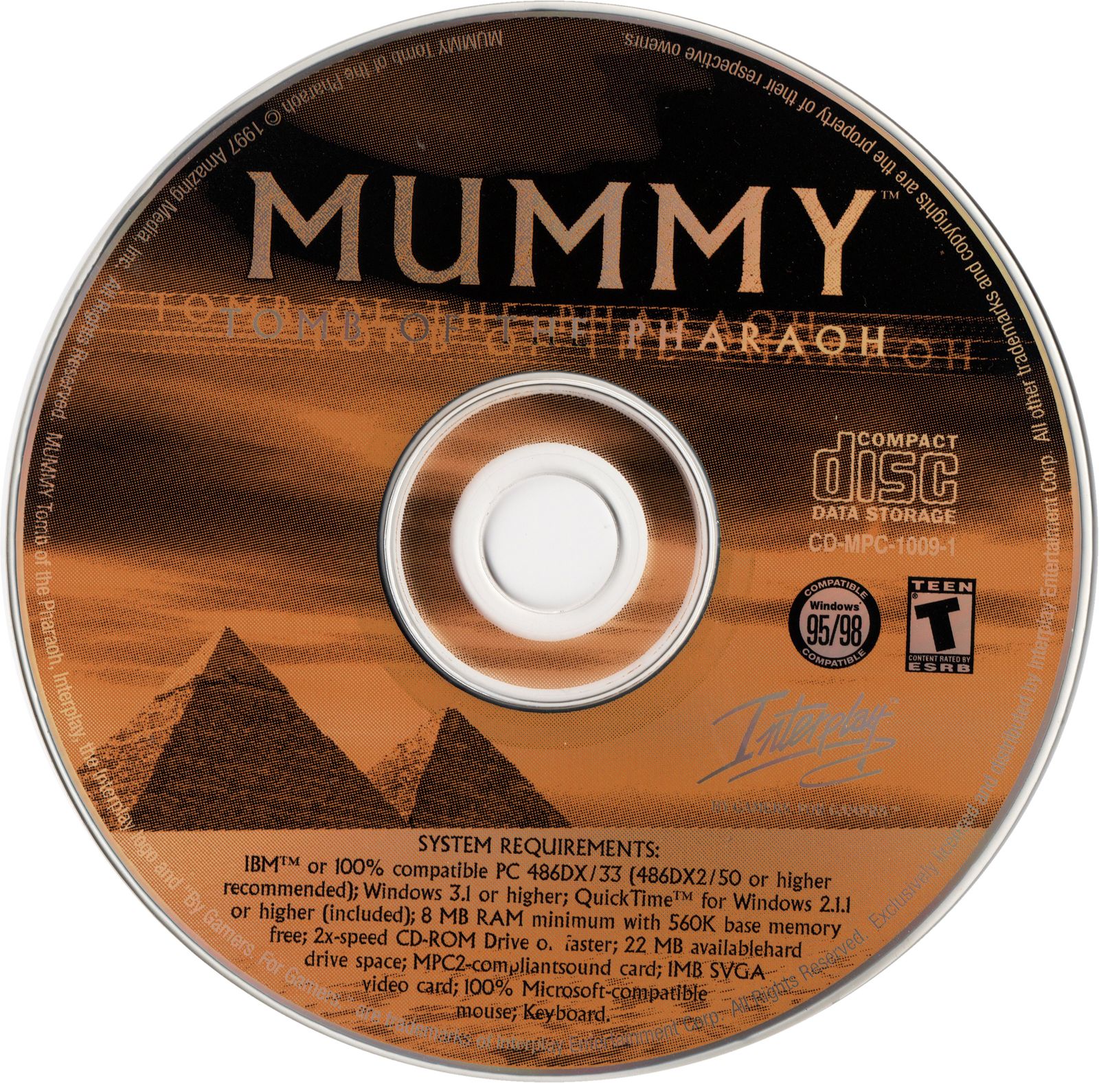 Обложки Mummy: Tomb of the Pharaoh на Old-Games.RU