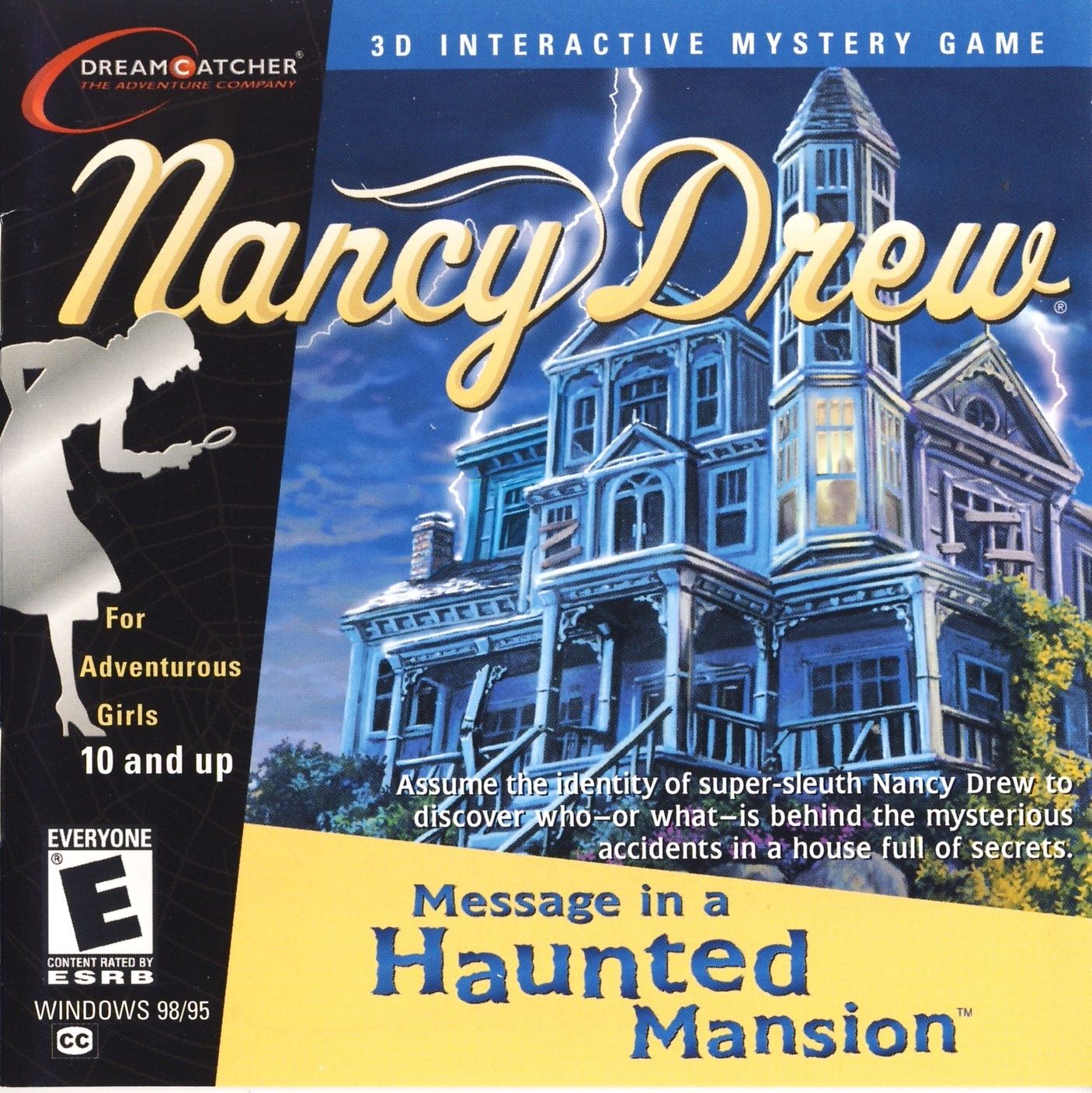 Обложки Nancy Drew: Message in a Haunted Mansion на Old-Games.RU