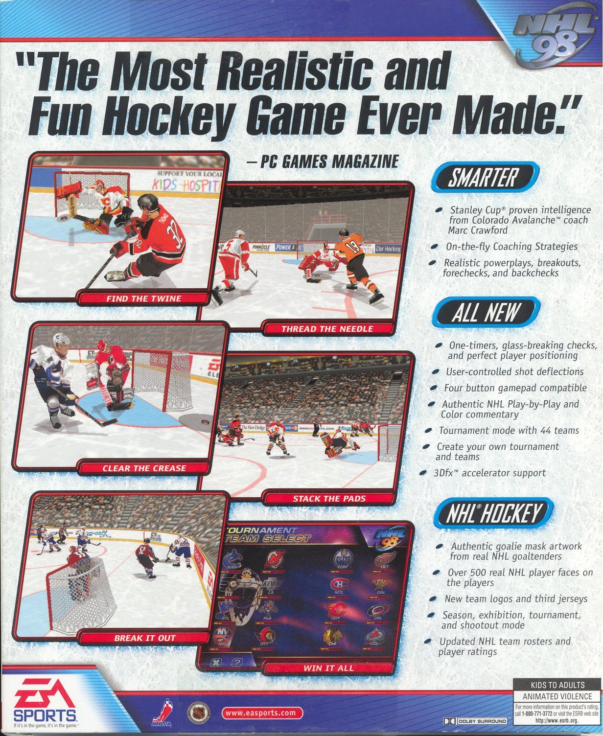 Обложки NHL 98 на Old-Games.RU