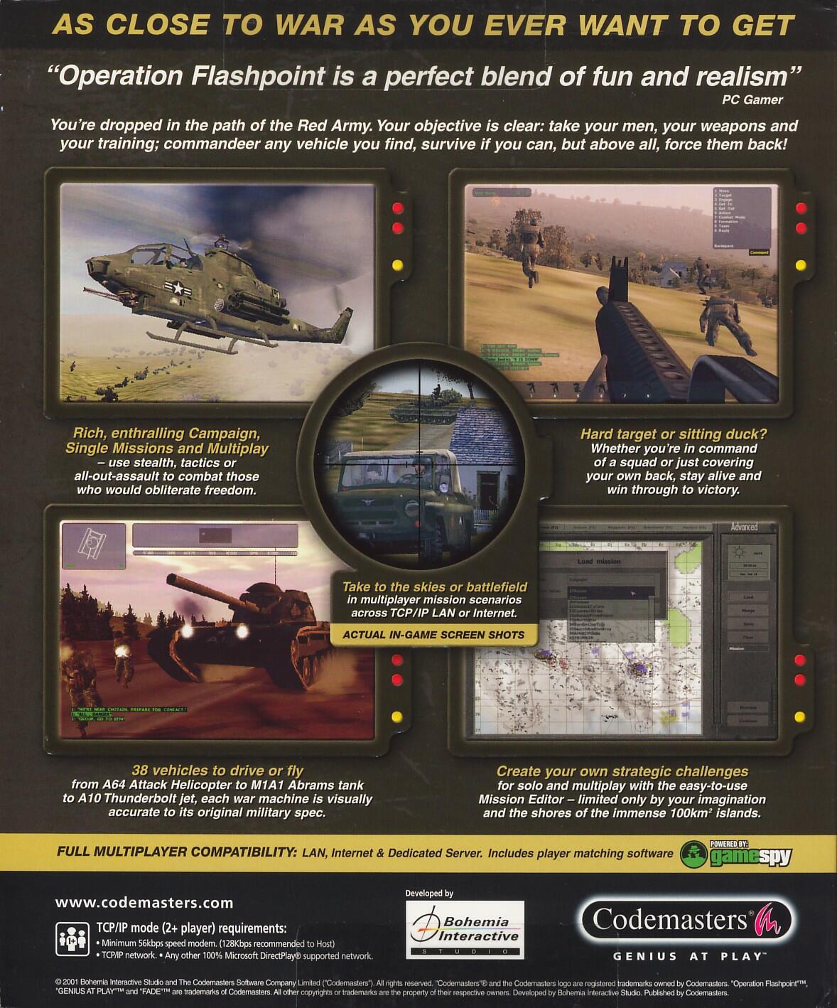 Обложки Operation Flashpoint: Cold War Crisis на Old-Games.RU