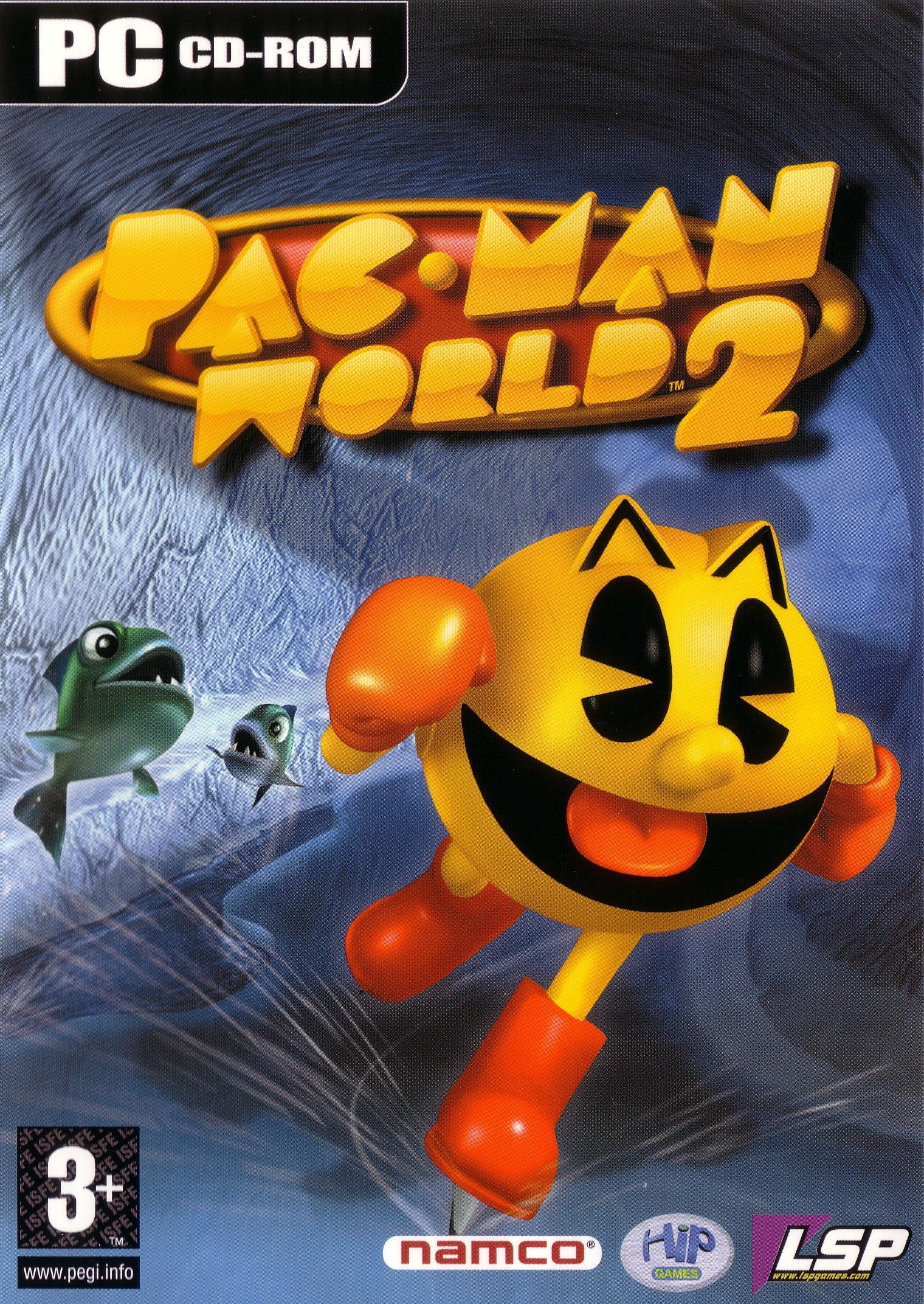 Обложки Pac-Man World 2 на Old-Games.RU