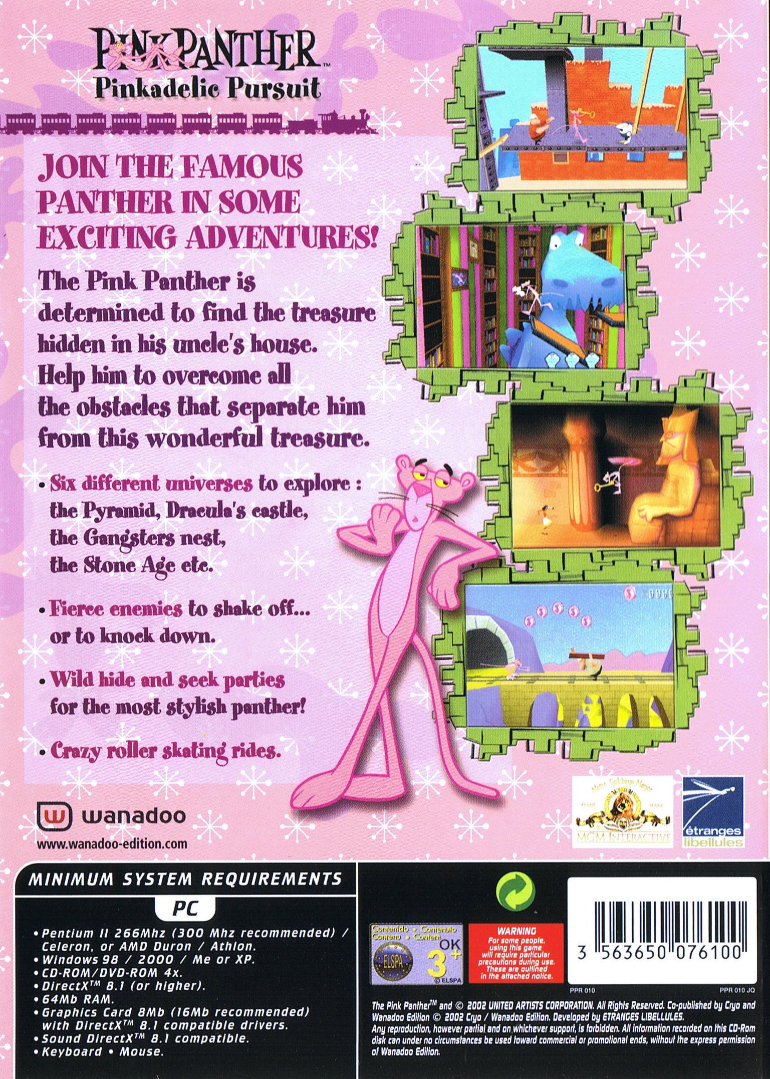 Обложки Pink Panther: Pinkadelic Pursuit на Old-Games.RU