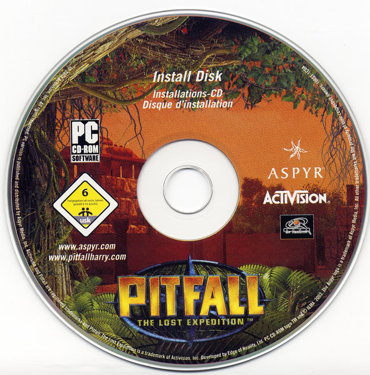 Обложки Pitfall: The Lost Expedition на Old-Games.RU