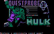 Questprobe Featuring The Hulk