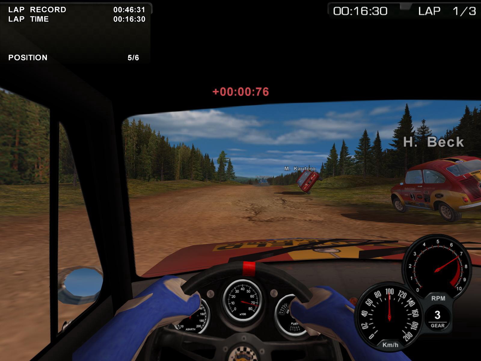 Скриншоты Rally Trophy на Old-Games.RU