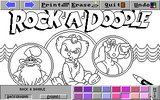 [Скриншот: Rock-A-Doodle: The Computerized Coloring Book]