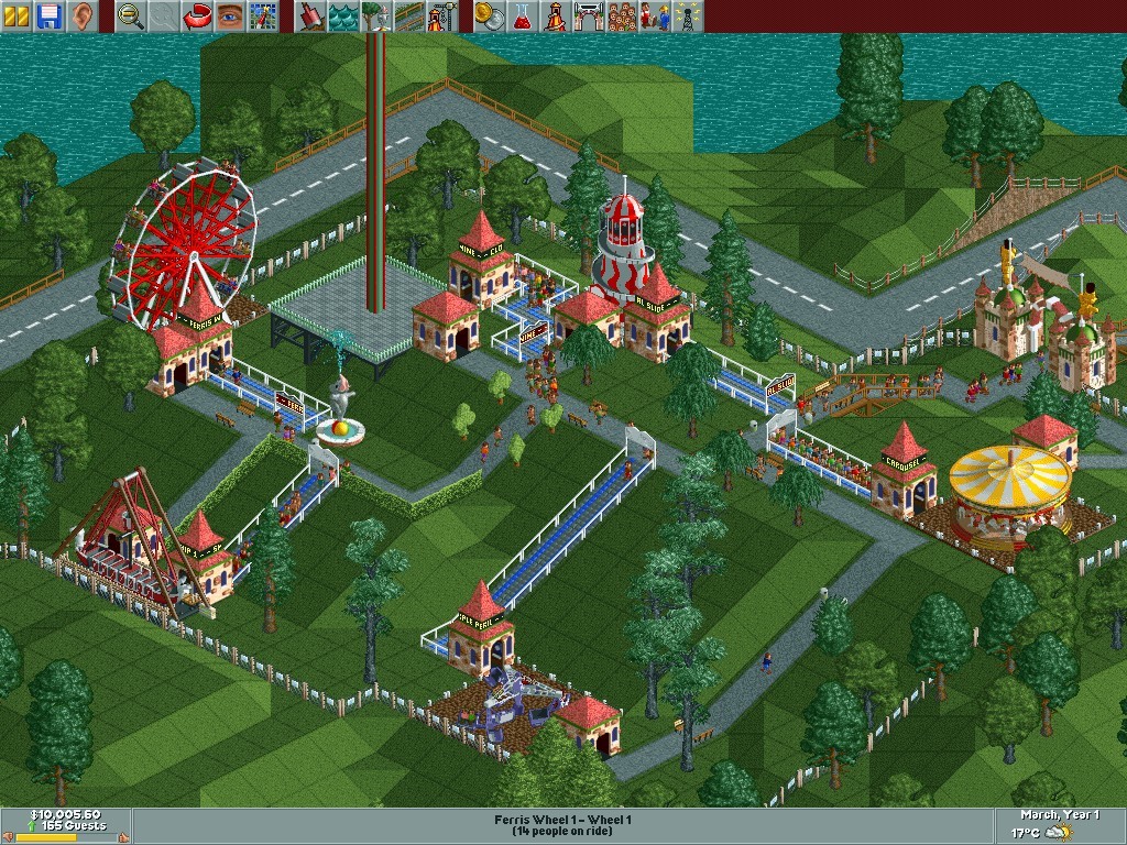 RollerCoaster Tycoon Deluxe (2000 - Windows). Ссылки, описание, обзоры,  скриншоты, видеоролики на Old-Games.RU